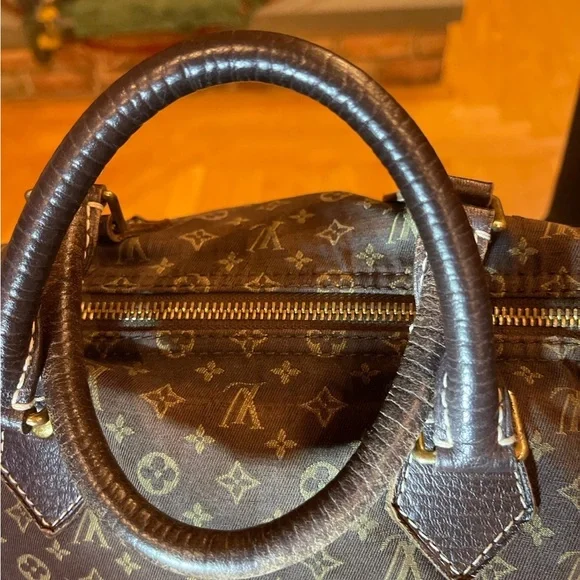 LOUIS VUITTON DENIM SPEEDY 30 - Picture 4 of 15
